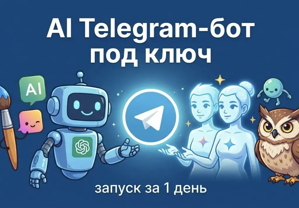 Готовый AI Telegram-бот под ключ чат, генерация, оплата, подписка