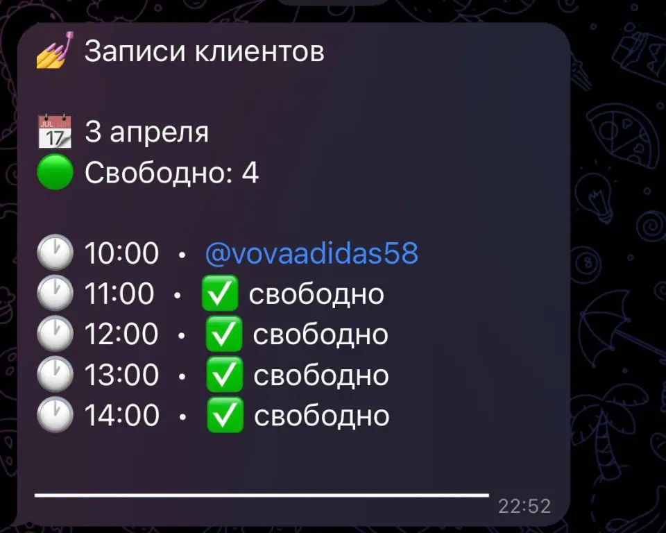 Telegram-бот для Google Таблицы